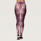 Prachtige Mandala geïnspireerde handgetekende Legg Leggings (Achterkant)