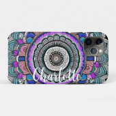Prachtige Mandala Hoesje-Mate iPhone Case (Achterkant (horizontaal))