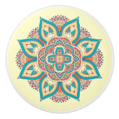 Prachtige mandala Marokkaanse kunst ontwerp Keramische Knop (Voorkant)