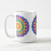 Prachtige Mandala Yogo en Meditatie Mok (Links)