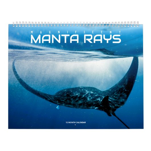 Prachtige Manta Rays Kalender (Hoes)