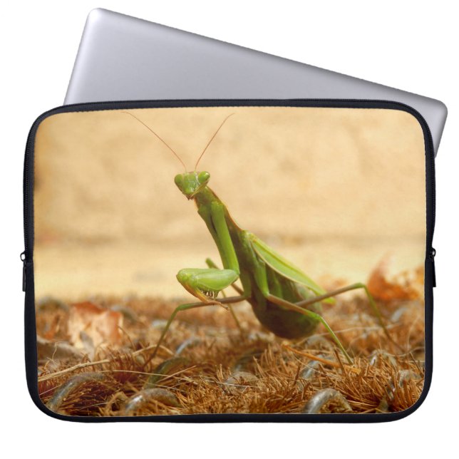 Prachtige Mantis-laptophoes Laptop Sleeve (Voorkant)