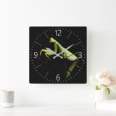 Prachtige mantis vierkante klok (Huis)