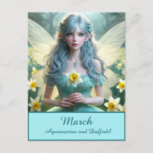 Prachtige March Fairy in narcissen