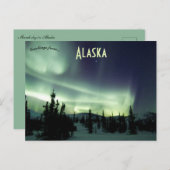 Prachtige March Sky in Alaska Briefkaart (Voorkant / Achterkant)