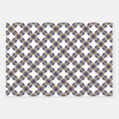 Prachtige marine wit en goud inpakpapier vel (Voorkant 2)