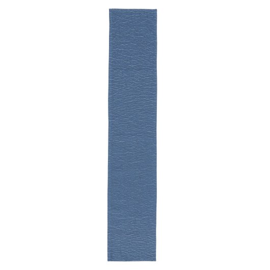 Prachtige marinesultuur met blauw leder medium tafelloper (Voorkant)