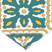 💛 prachtige Marokkaanse tegels XL patroon 💚 Korte Tafelloper (Hoek)