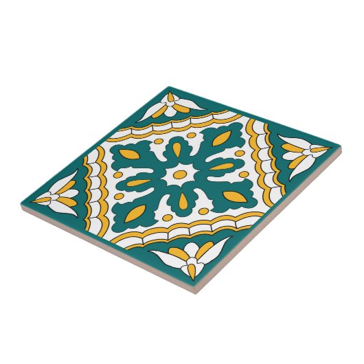 💛 prachtige Marokkaanse tegels XL patroon 💚 Tegeltje (Zijkant)