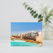 Prachtige Marokko Essaouira Oude Stad Architectuur Briefkaart (Staand voorkant)