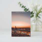 Prachtige Marrakech Red Medina zonsondergang Briefkaart (Staand voorkant)