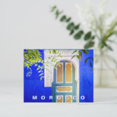 Prachtige Marrakesh Majorelle blauwe tuin Briefkaart (Staand voorkant)