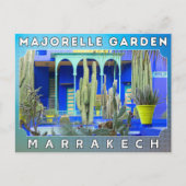 Prachtige Marrakesh Majorelle Tuinarchitectuur Briefkaart (Voorkant)