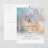 Prachtige Matteüs 5:4 Postkaart: Inspirerend Briefkaart (Voorkant / Achterkant)