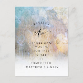 Prachtige Matthew 5:4 ansichtkaart: Inspirerend Briefkaart