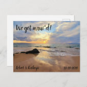 Prachtige Maui Beach We hebben Maui d'd Briefkaart (Voorkant / Achterkant)