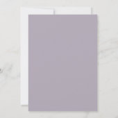 Prachtige Mauve Lente Bruiloft Kaart (Achterkant)