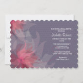 Prachtige Mauve uitnodiging (Voorkant)