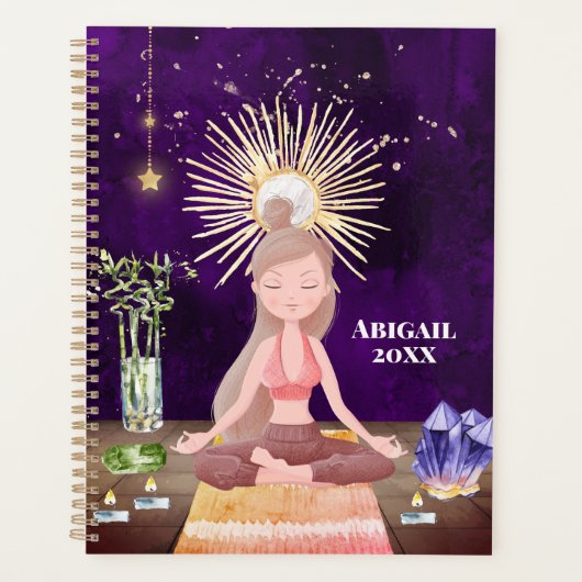 Prachtige medaille en kristallen planner (Voorkant)