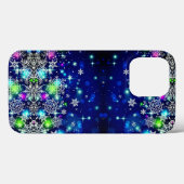 Prachtige meerkleurige sneeuwvlokken Case-Mate iPhone case (Achterkant (horizontaal))