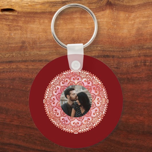 Prachtige Mehndi Sleutelhanger (Voorkant)