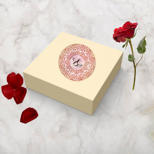 Prachtige Mehndi trouwstickers Ronde Sticker