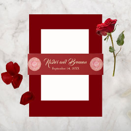 Prachtige Mehndi Uitnodigingen Wikkel