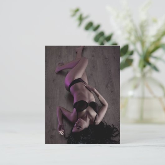 Prachtige meid briefkaart (Staand voorkant)