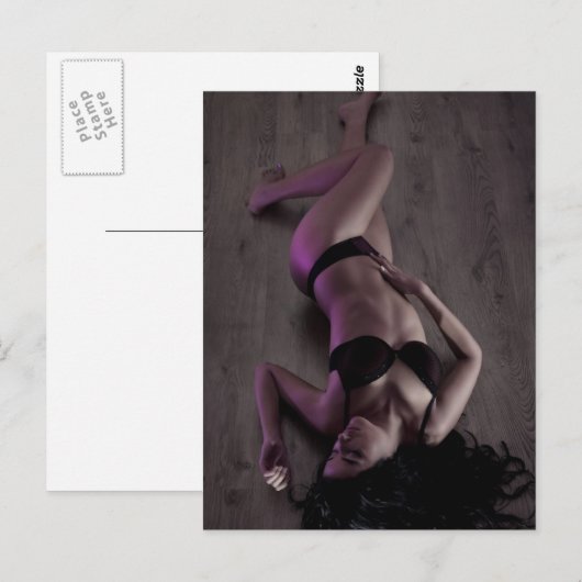 Prachtige meid briefkaart (Voorkant / Achterkant)