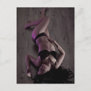 Prachtige meid briefkaart