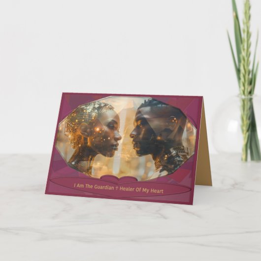 Prachtige mentale meditaties bedankkaart (Voorkant)