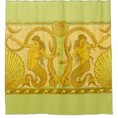 prachtige mermaiafdrukken douchegordijn (Voorkant)