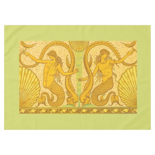 prachtige mermaiafdrukken tafelkleed (Voorkant (Horizontaal))
