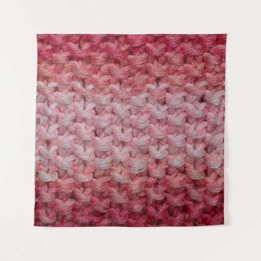 prachtige messenstof met rode en beige tinten, c wandkleed (Voorkant)