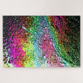 Prachtige metalen getextureerde weergave van het p legpuzzel (Horizontaal)