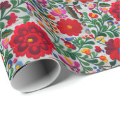 Prachtige Mexicaanse borduurpatronen Cadeaupapier (Rol Hoek)