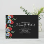 Prachtige Mexicaanse bruiloft Greenery Vine Floral Kaart (Staand voorkant)