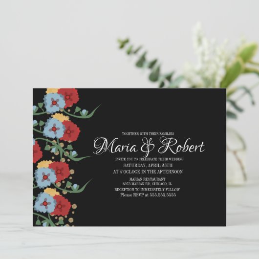 Prachtige Mexicaanse groene wingerd nepglitter Kaart (Staand voorkant)