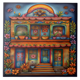 Prachtige Mexicaanse kunst Tegeltje
