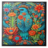 Prachtige Mexicaanse kunst Tegeltje (Voorkant)