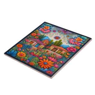 Prachtige Mexicaanse kunst Tegeltje