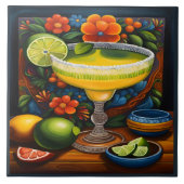 Prachtige Mexicaanse kunst Tegeltje (Voorkant)