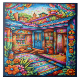 Prachtige Mexicaanse kunst Tegeltje