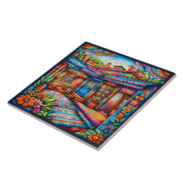 Prachtige Mexicaanse kunst Tegeltje