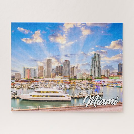 Prachtige Miami, Florida, USA Legpuzzel (Horizontaal)