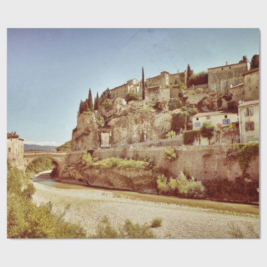 Prachtige middeleeuwse gemeente Vaison la Romaine, Cadeaupapier (Vlak)