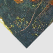 Prachtige middeleeuwse koppeling en paardenschaal  tissuepapier (Detail)