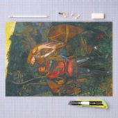 Prachtige middeleeuwse koppeling en paardenschaal  tissuepapier (Craft)