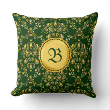 Prachtige middeleeuwse monogram Gold Donk Green Da
