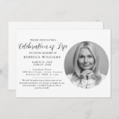 Prachtige minimale viering van de uitzending van h kaart (Voorkant / Achterkant)